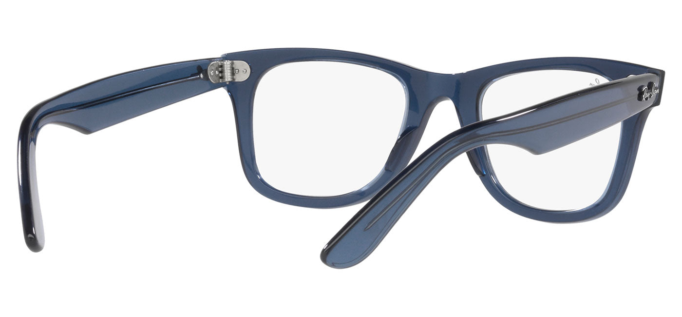 Ray-Ban RX4340V Wayfarer Ease Glasses - Transparent Dark Blue