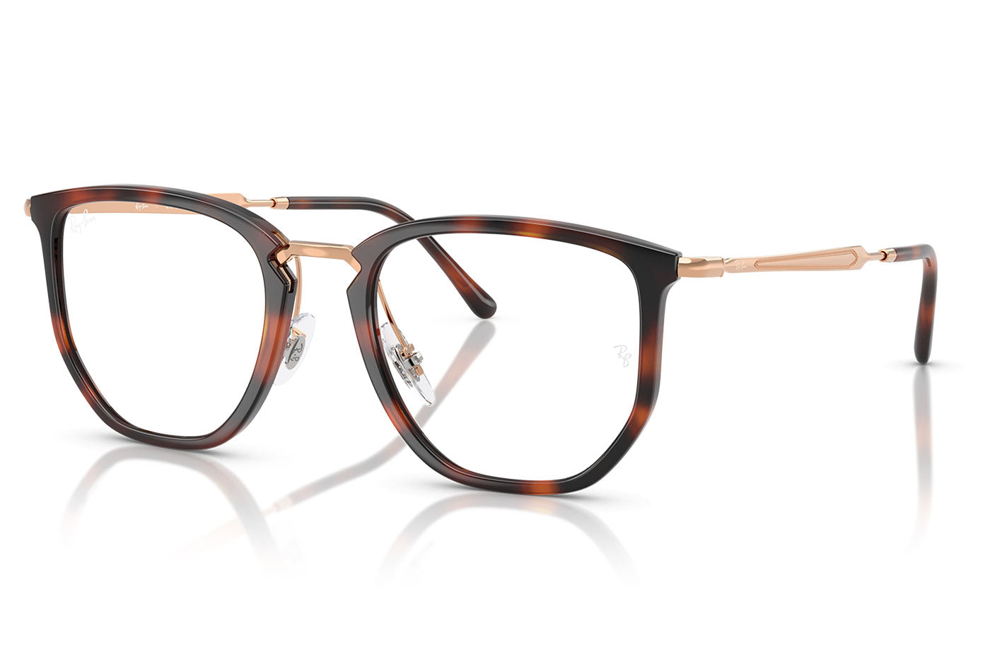 Ray-Ban RX4451V Glasses - Striped Havana
