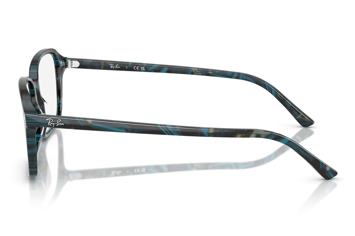Ray-Ban RX5431 Raimond Glasses - Transparent Fantasy Blue & Grey