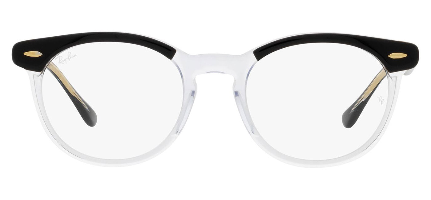 Ray-Ban RX5598 Eagle Eye Glasses - Polished Black on Transparent