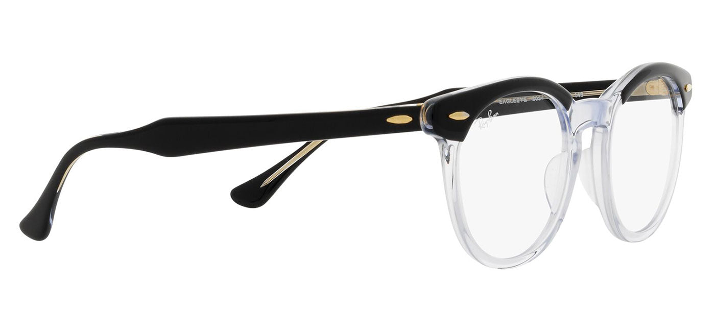 Ray-Ban RX5598 Eagle Eye Glasses - Polished Black on Transparent