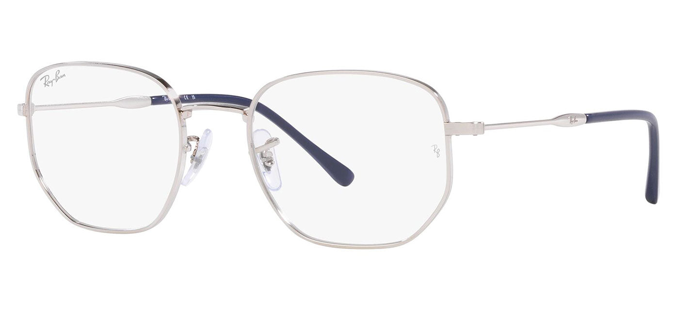 Ray-Ban RX6496 Glasses - Polished Silver