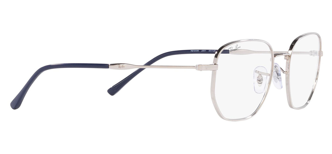 Ray-Ban RX6496 Glasses - Polished Silver