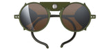 IZIPIZI #G Glacier Sunglasses - Kaki Green / Brown - Cat. 4 Intense Light