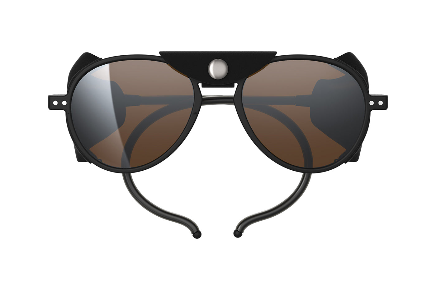 IZIPIZI #I Glacier Sunglasses - Black / Brown - Cat. 4 Intense Light