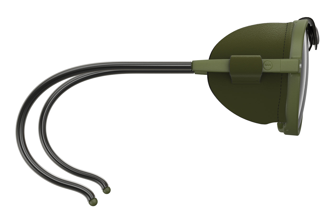 IZIPIZI #I Glacier Sunglasses - Kaki Green / Brown - Cat. 4 Intense Light
