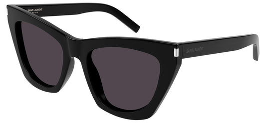 Saint Laurent SL 214 Kate Sunglasses - Black / Grey