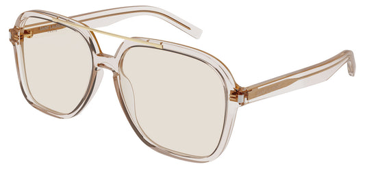Saint Laurent SL 545 Sunglasses - Beige / Yellow