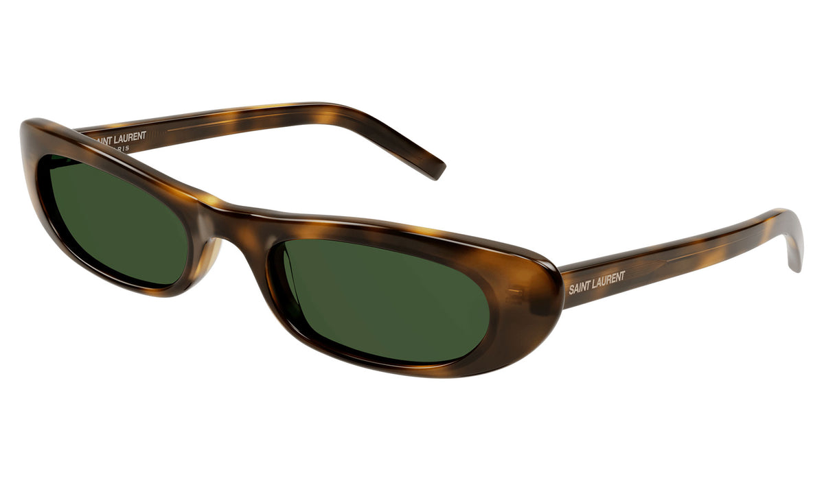 Saint Laurent SL 557 SHADE Sunglasses - Havana / Green
