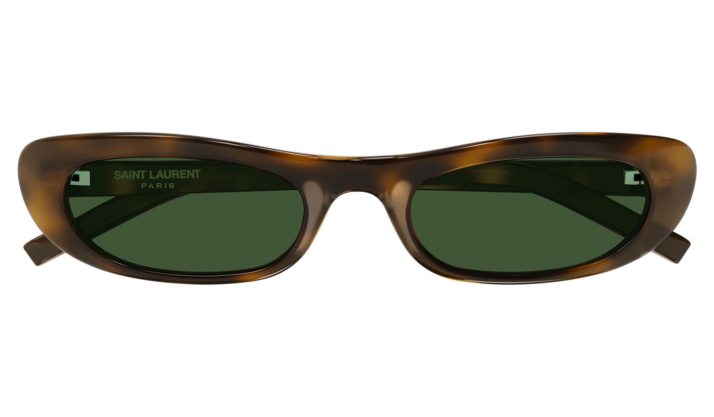 Saint Laurent SL 557 SHADE Sunglasses - Havana / Green