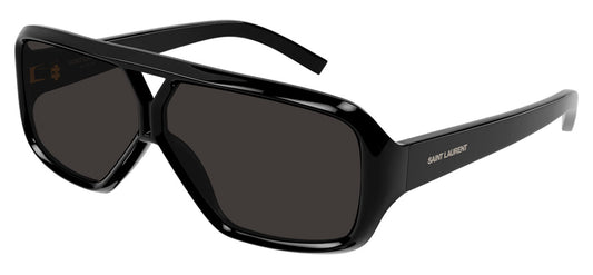 Saint Laurent SL 569-Y Sunglasses - Black / Black