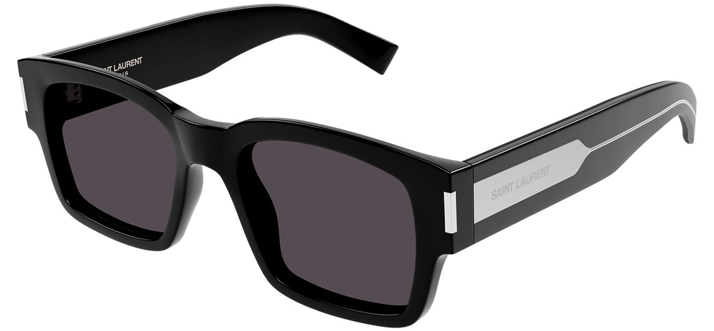 Saint Laurent SL 617 Sunglasses - Black / Grey
