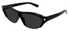 Saint Laurent SL 704 Sunglasses - Black / Black