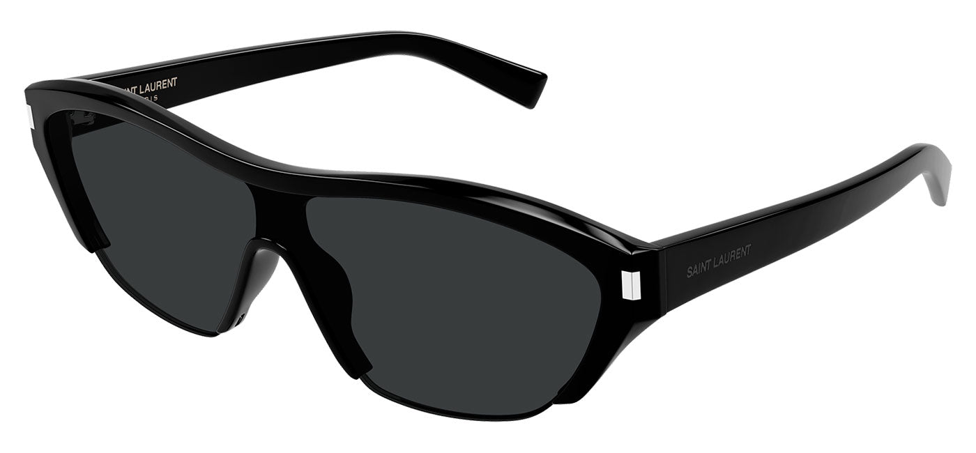 Saint Laurent SL 704 Sunglasses - Black / Black