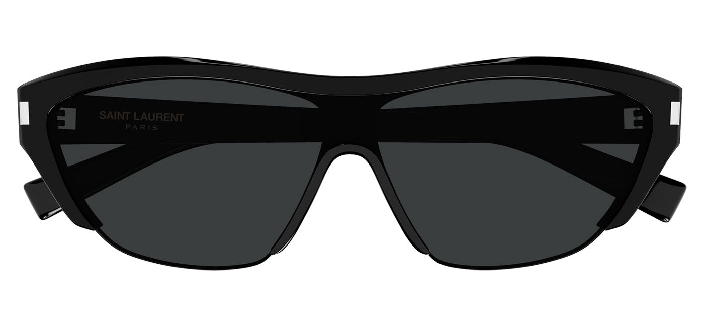 Saint Laurent SL 704 Sunglasses - Black / Black