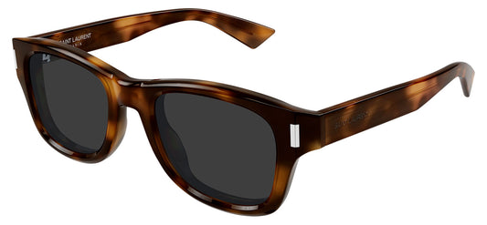 Saint Laurent SL 801 Sunglasses - Havana / Grey