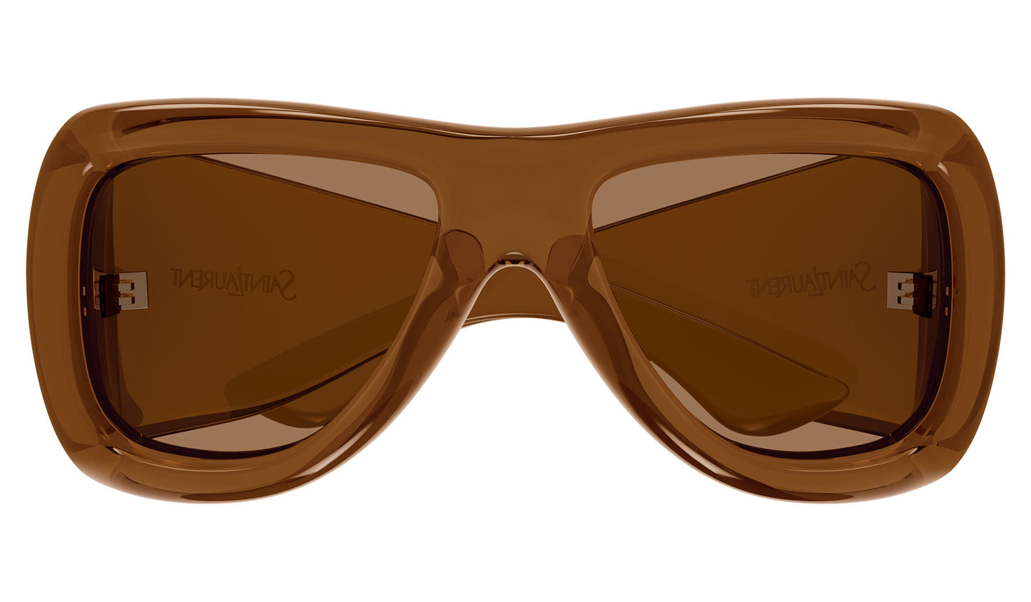 Saint Laurent SL 902 HOWL Sunglasses - Brown / Brown