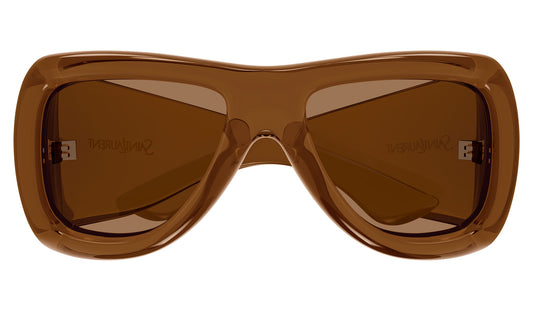 Saint Laurent SL 902 HOWL Sunglasses - Brown / Brown