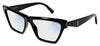 Saint Laurent SL M103 Sunglasses - Black / Transparent Photochromic with Blue Light Filter