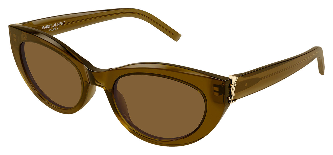 Saint Laurent SL M115 Sunglasses - Brown / Brown