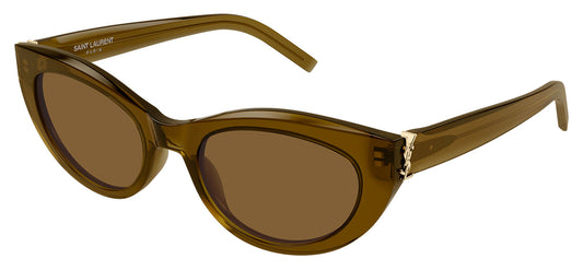 Saint Laurent SL M115 Sunglasses - Brown / Brown