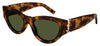 Saint Laurent SL M94 Sunglasses - Havana / Green
