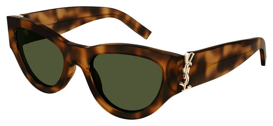 Saint Laurent SL M94 Sunglasses - Havana / Green