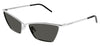 Saint Laurent SL 637 Sunglasses - Silver / Grey