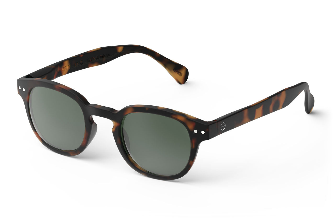 IZIPIZI #C Sunglasses - Tortoise / Green