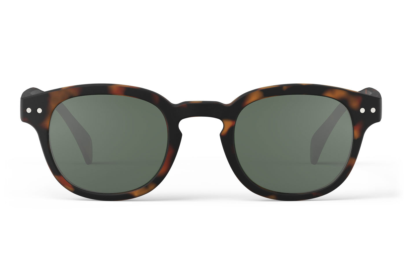 IZIPIZI #C Sunglasses - Tortoise / Green