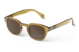 IZIPIZI #C Sunglasses - Golden Green / Brown