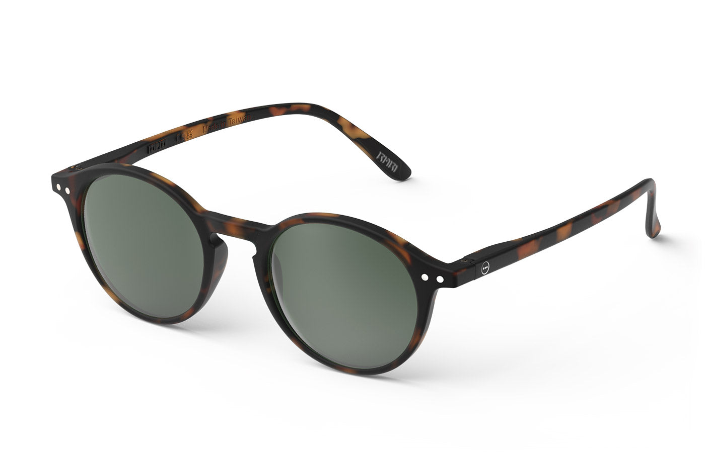 IZIPIZI #D Sunglasses - Tortoise / Green