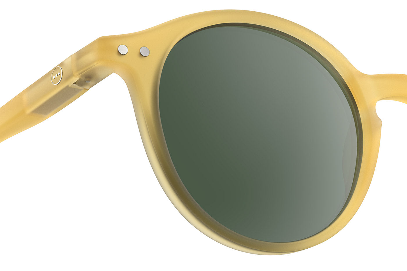 IZIPIZI #D Sunglasses - Yellow Honey / Green