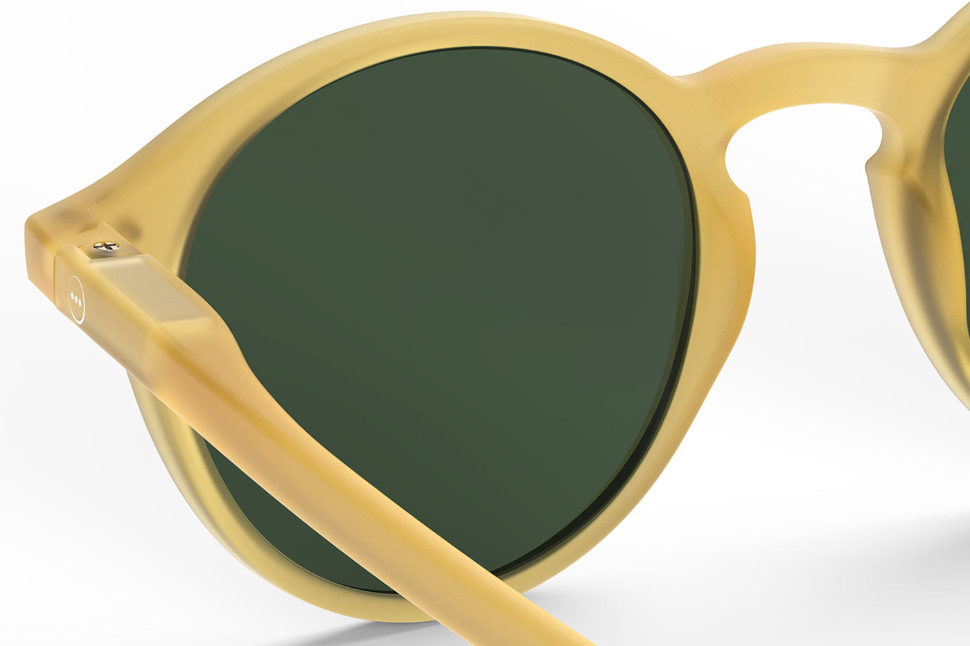 IZIPIZI #D Sunglasses - Yellow Honey / Green