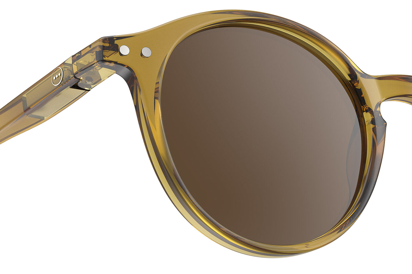 IZIPIZI #D Sunglasses - Golden Green / Brown