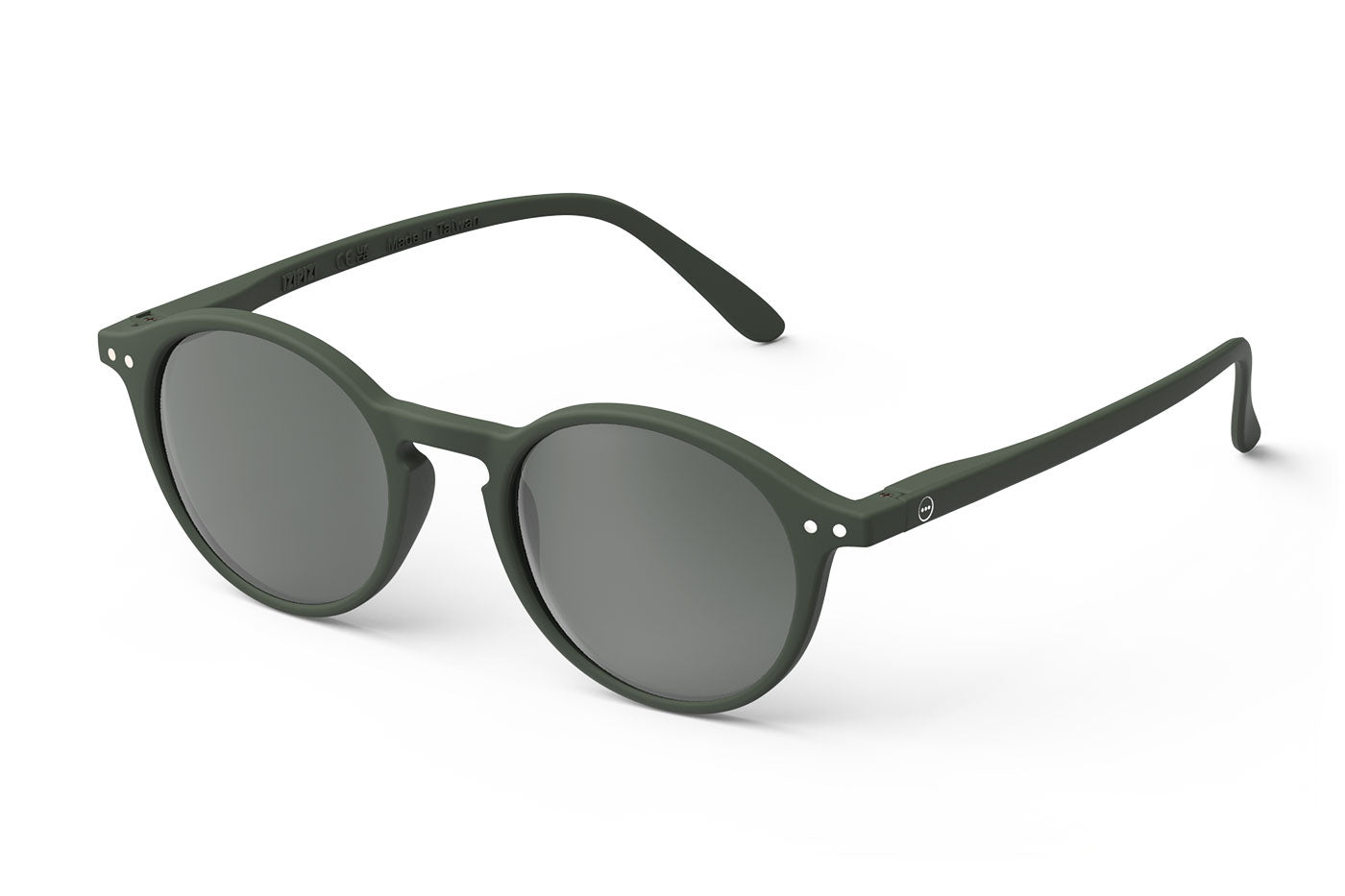 IZIPIZI #D Sunglasses - Kaki Green / Grey