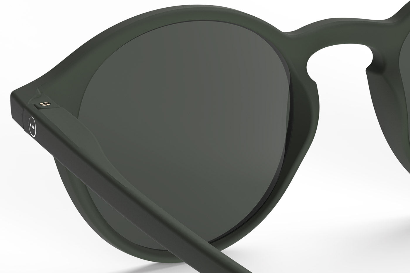 IZIPIZI #D Sunglasses - Kaki Green / Grey