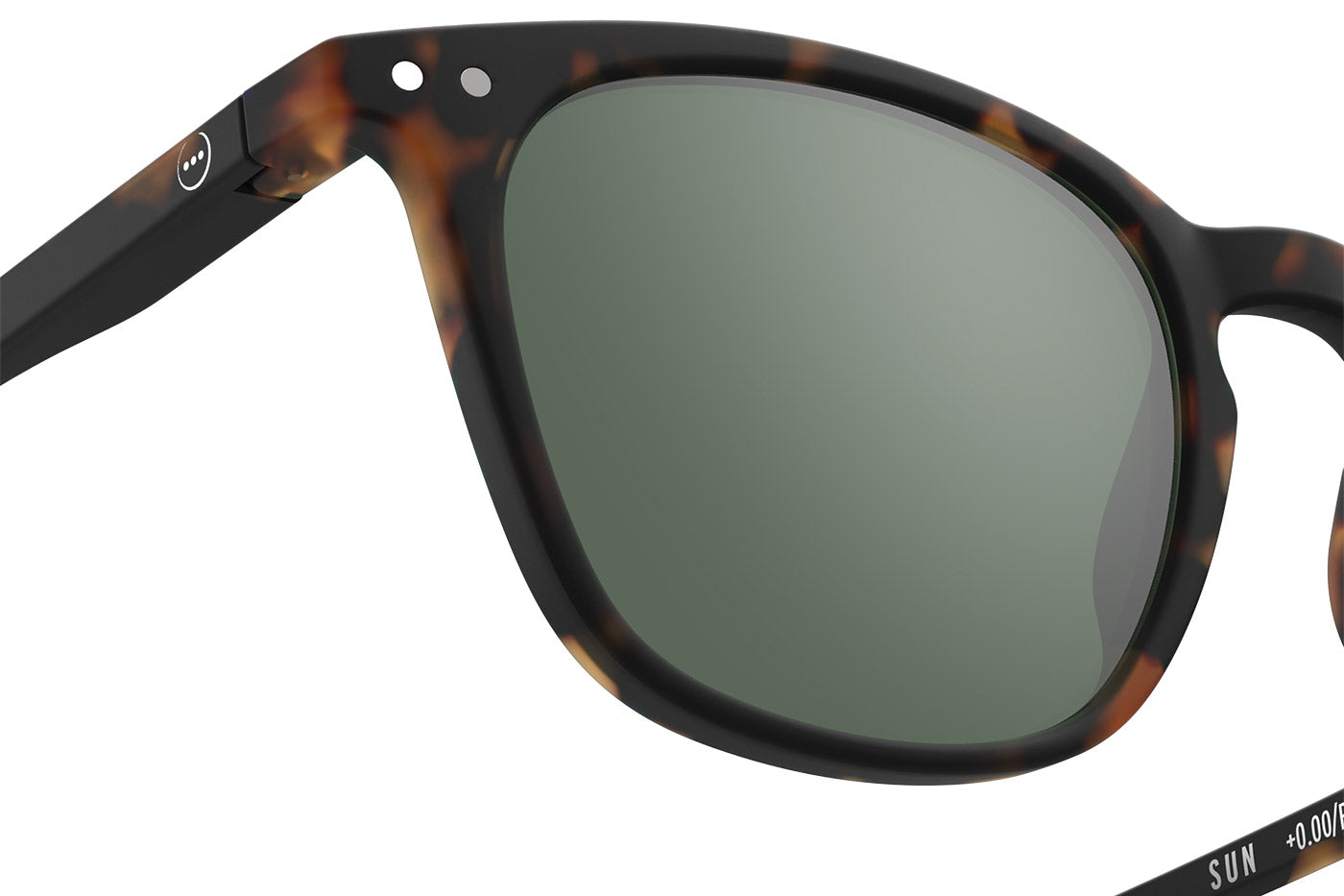 IZIPIZI #E Sunglasses - Tortoise / Green