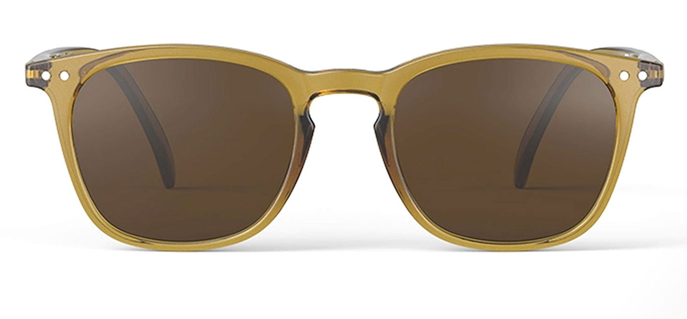 IZIPIZI #E Sunglasses - Golden Green / Brown