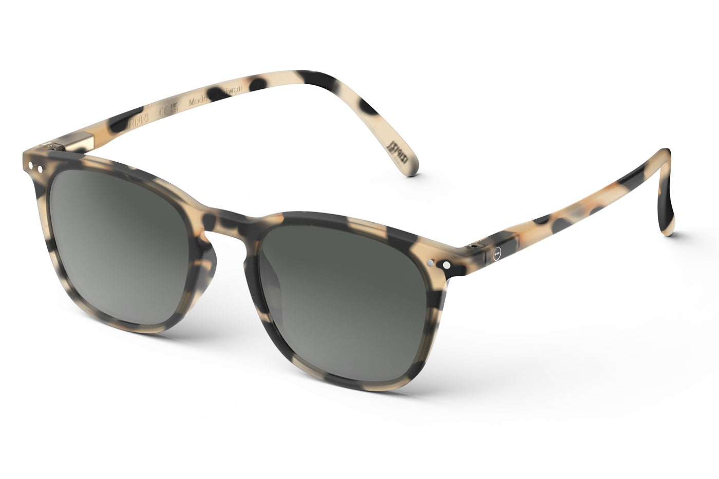 IZIPIZI #E Sunglasses - Light Tortoise / Grey