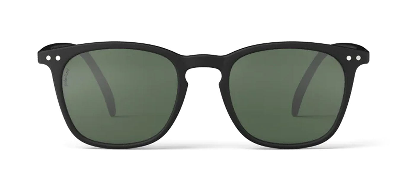 IZIPIZI #E Sunglasses - Black / Green Polarised