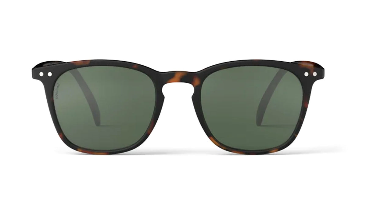 IZIPIZI #E Sunglasses - Tortoise / Green Polarised