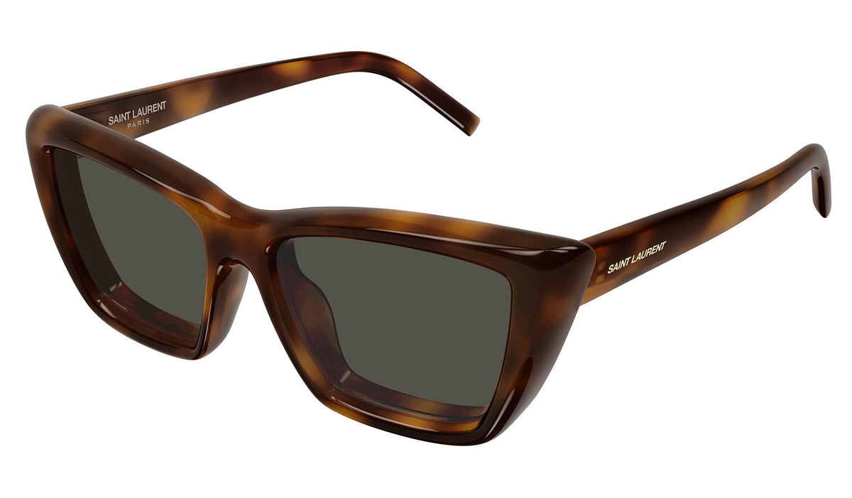 Saint Laurent SL 276 MICA PLUMP  Sunglasses - Havana / Grey