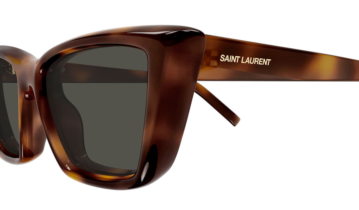 Saint Laurent SL 276 MICA PLUMP  Sunglasses - Havana / Grey