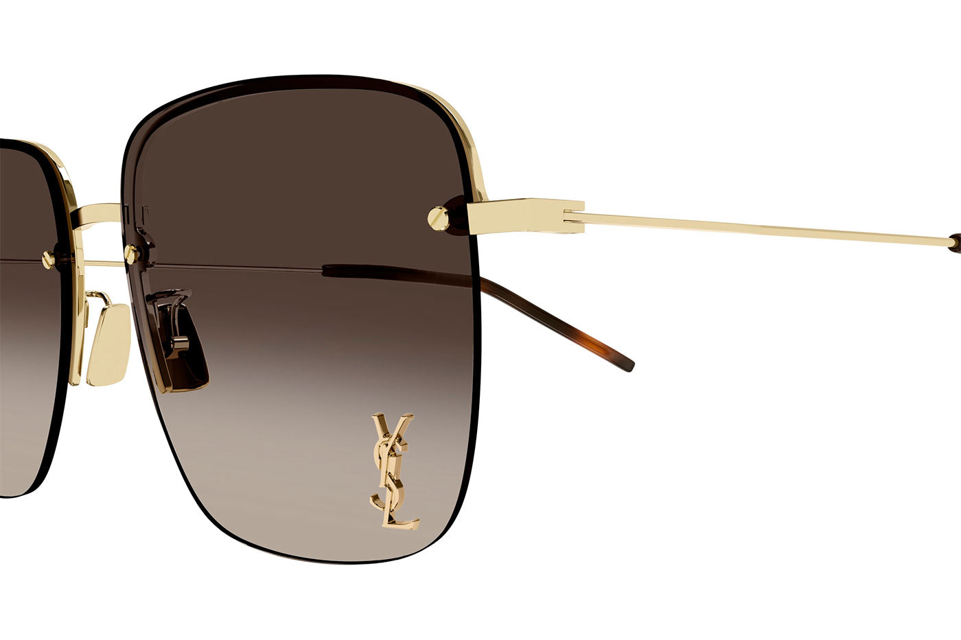 Saint Laurent SL 312 M Sunglasses - Gold / Brown