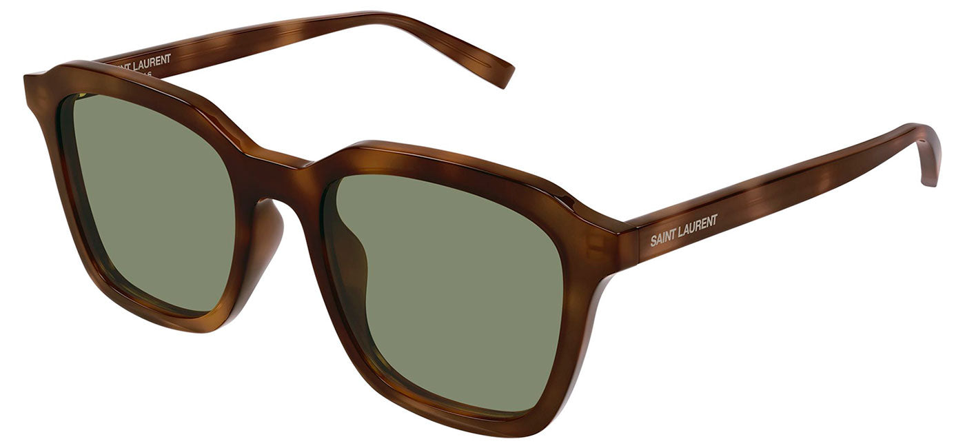 Saint Laurent SL 457 Sunglasses - Havana / Green