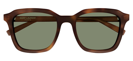 Saint Laurent SL 457 Sunglasses - Havana / Green