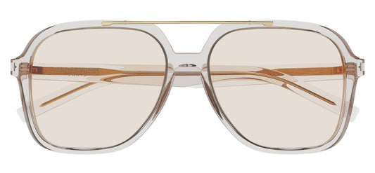 Saint Laurent SL 545 Sunglasses - Beige / Yellow