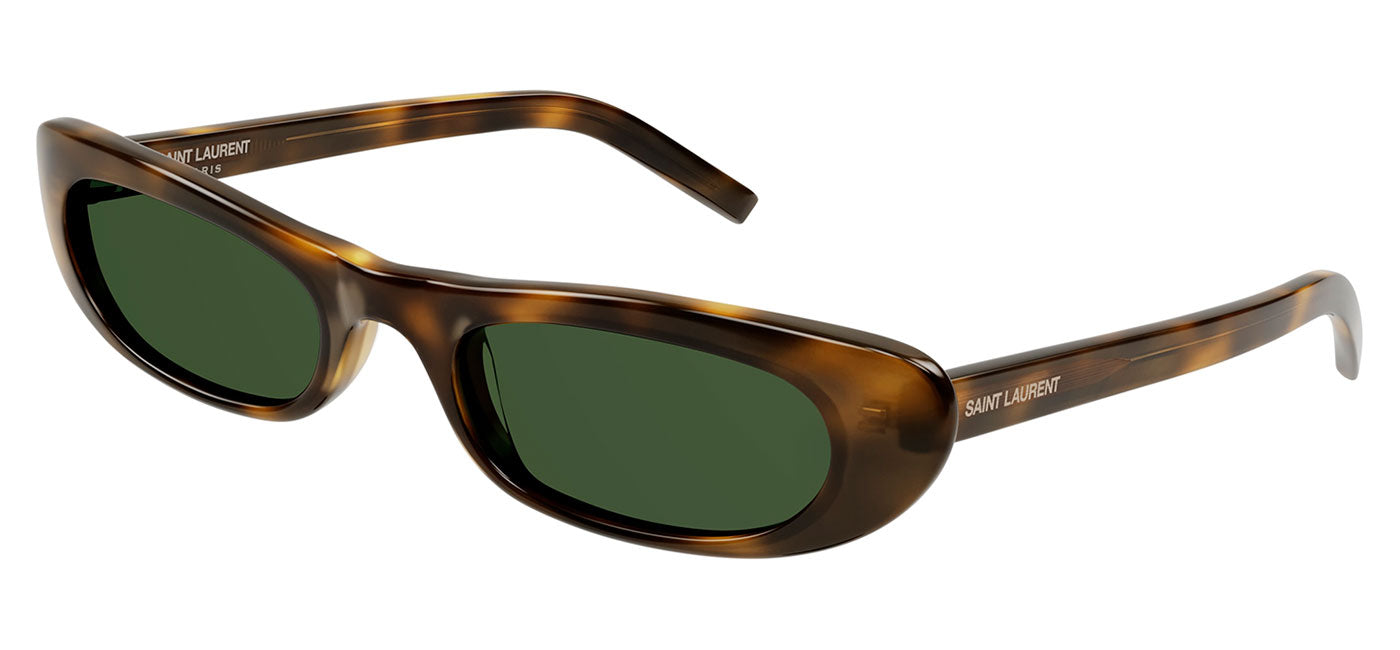 Saint Laurent SL 557 SHADE Sunglasses - Havana / Green
