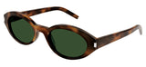 Saint Laurent SL 567 Sunglasses - Havana / Green